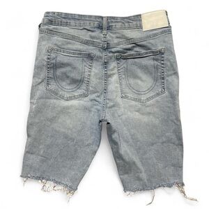 True Religion Brenna Vintage High Rise Bermuda denim shorts